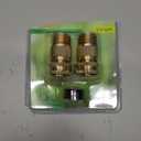 HQMPC Garden Hose Quick Connect Solid Brass Quick Connector Garden Hose Fitting Water Hose Connectors Garden Hose Disconnect 3/4 inch GHT (2Sets) (2Female+2Male) 