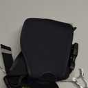 Airplane Head Strap 3D Eye Mask, Travel Pillow Alternative for Long Flight, 360 Support Sleep Head Hold, Stop Bobblehead, Ultra-Compact Lightweight Travel Essentials, Black