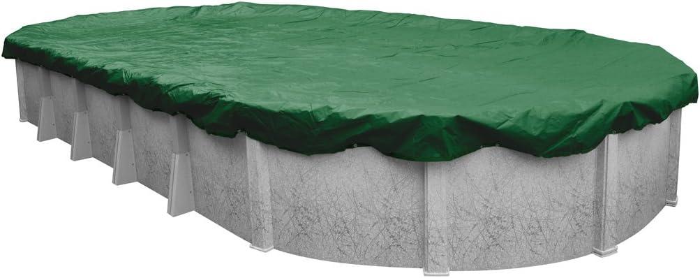 Robelle 482141-4 Pool Cover for Winter, Titan, 21 x 41 ft Above Ground Pools (Green)
