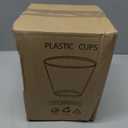 RACETOP 200 Pack 9 oz Clear Plastic Cups for Party, Disposable Clear Cup, Disposable Cups, Wine Glasses Cups, Plastic Cocktail Glasses