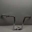 PRE-WIRED 14" Ape Hangers 1.5" handlebars for 2016-2023 Harley Road King FLHR/Road King Classic Custom FLHRC FLHRSI with Can-Bus & TBW Wires Kit Prewired, Chrome