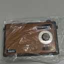 AM FM Radio Portable Retro Bluetooth Speaker Support USB/TF/AUX Player, Vintage Wireless Radio with Digital Display , Retro Radios Battery Powered or Plug in Wall for Home Office Outdoor, Gift