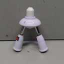 2 in 1 Light Socket Extender, Adjustable E26/E27 Bulb Extension Socket Adapter, 360 Rotatable & 180 Bendable Light Sockets Splitter with Switch, Lamp Holder for Halogen, LED, CFL and Motion Bulb