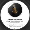 AR-PRO 11.2-28/12.4-28 Heavy Duty Tractor Inner Tube with TR218A Valve Stem, Butyl Rubber Tube for Farm Tractor, Implement, and Agricultural Equipment 2 Pack