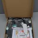 GOLOPET Large Dog Heating Pad 36x24 in with Smart Thermostat Switch and Power Line Protection Tube, Obtained MET and UL Dual Certification, Waterproof Pet Heating Pad for Dogs, with Plush Fabric Cover