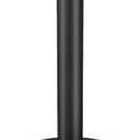 YUMORE Paper Towel Holder Countertop, Black Paper Towel Holder with Weighted Base Non Slip, Standing Paper Towel Roll Holder for Kitchen Bathroom, Stainles Steel (Matte Black)