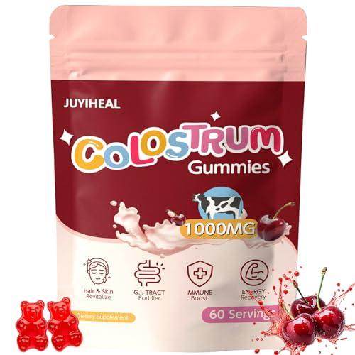 Colostrum Gummies, 1000 mg Grass Fed Colostrum Chews Colostrum Supplement for Gut Health, Hair Growth, Beauty, and Immune Support, Raspberry Flavor 60 Servings 

BBD 01/18/2027