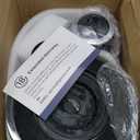 GANIZA Food Processors, Electric Food Chopper with Meat Grinder & Vegetable Chopper - 2 Bowls (8 Cup+8 Cup) with Powerful 450W Copper Motor - Includes 2 Sets of Bi-Level Blades for Fruits/Meat/Nuts (Black)