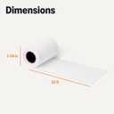 Amazon Basics Thermal Paper Receipt Rolls for POS, 2 1/4" x 50', BPA-Free, FSC Certified, Recycled Materials, White, 50 Rolls