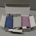 Pembrook Cotton Light Compression Socks for Women & Men - 3 Pairs | 8-15 mmHg Comfort Compression Socks for Men & Women (Medium, Cream/Blue/Rose - 3 Pairs)