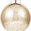 masExp 8in Large Christmas Ornaments Christmas Ball Ornaments Giant Tree Decoration Shatterproof Decorative Hanging Balls for Holiday Party Decor (Champagne, 1pcs)