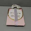 Sparkle and Bash 15 Pack Cat Gift Bags for Birthday Party Favors w/ 20 Sheets of Tissue Paper, 8 x 10 x 4.7 in (Pink, Gold)