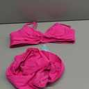 Aqua Eve Women Bikini Set - Two Piece Swimsuit Mid Rise Bathing Suit Push Up Bikini M