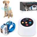 Plkm Wireless Dog Fence Pet Electric 2026 Newest Intelligent Containment System, Dog Out of Range Reminder Transmitter AI Smart Alarm, 360 Strong Signal Coverage, Display Receiver Battery Level