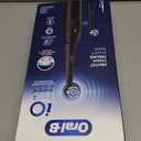 OralB Rechargeable Electric Toothbrush, iO2 Starter Kit, 3 Cleaning Modes, Automatic Pressure Sensor to Protect Gums, 2 Brush Heads, Night Black