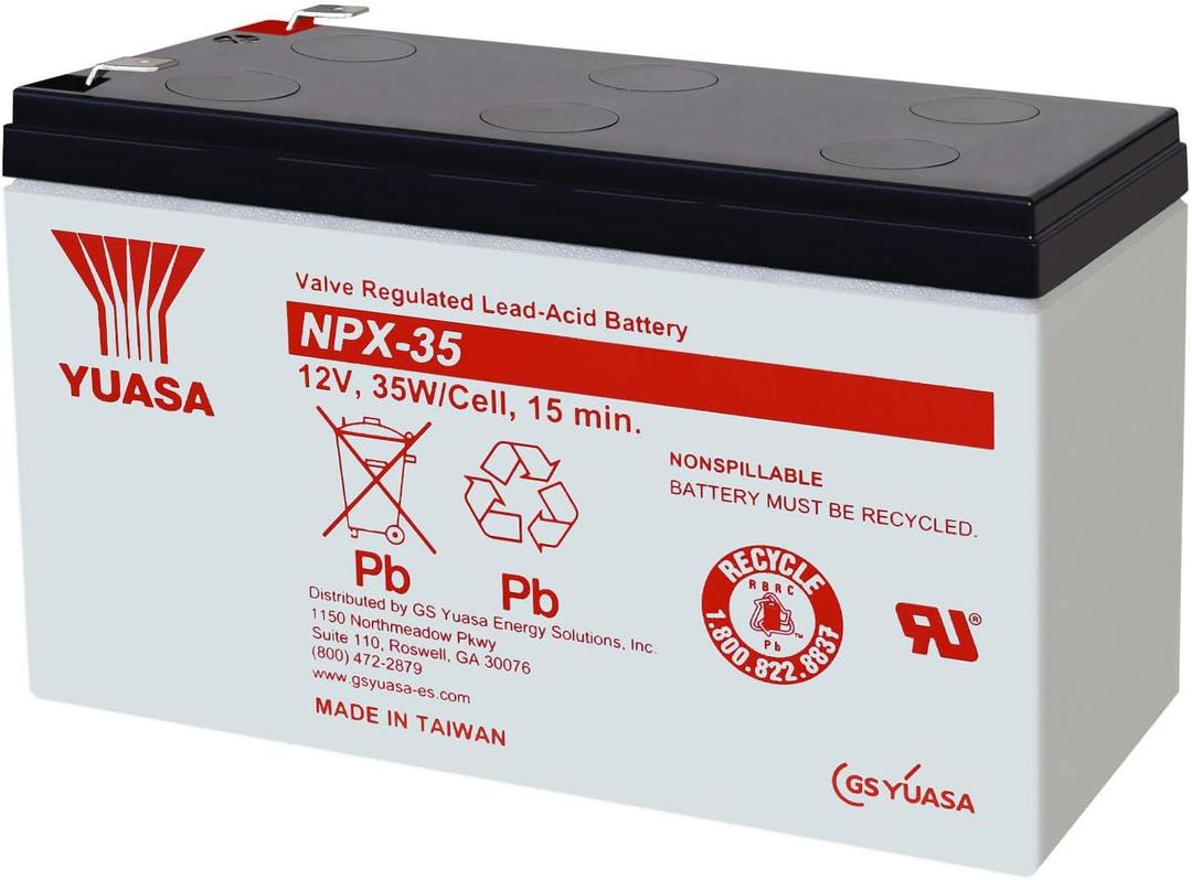 YUASA BATTERY NPX-35 12V 35WPC BATTERY