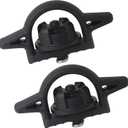 APPERFiT Bed Cleat Tie Down Anchor for Truck Bed Rail System 2pcs Compatible with 2005-2024 Toyota Tacoma Tundra Cargo Bed Accessories Parts PT278-35160 Striker Luggage Holders