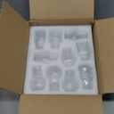 Glasseam Small Bud Vases for Centerpieces: 20PCS Mini Clear Glass Vase Set for Flowers Decor Wedding Party Baby Shower Dining - 2.7" Tiny Table Decorations Centerpiece