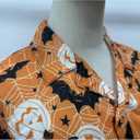 Christmas Shirts Men,Thanksgiving Button Up Shirt for Men,Casual Halloween Hawaiian Short Sleeve Shirt (Orange, XXL)