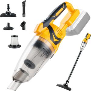 Cordless Handheld Vacuum Cleaner for DeWALT 20v Battery, EasyClean Wet Dry Use,Wireless Handheld Vacuum for Car,Home, Boat,Workshop, Pet Hair, Furniture Cleaning (Tool Only No Battery)