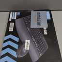 Wireless Keyboard and Mouse Combo, Wave Keys Full-Sized Ergonomic Keyboard with Cushioned Plam Rest, Phone Holder, Comfortable Natural Typing, 2.4G Cordless Set for Computer, Laptop, PC, Mac, Windows