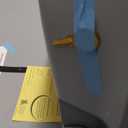 Koala Kare Surface-Mounted Horizontal Baby Changing Station, Model KB300-01 (Grey)