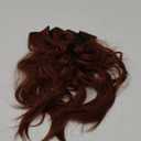 NAYOO Clip in Hair Extensions for Women 20 Inch Long Wavy Curly Auburn Hairpieces Full Head Synthetic Hair Hairpieces(6PCS,Auburn)
