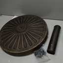 Blissun 26.5 lbs Outdoor Living Heavy Duty Round Antiqued Patio Umbrella Base, Bronze