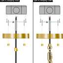 6 Inches Light Canopy Kit with Heavy Duty Replacement Ceiling Cover Plate & Mounting Hardware for Lighting Fixtures Chandelier Pendant Lamp or DIY Project (Brass)
