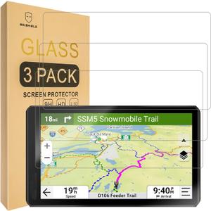 2 x Mr.Shield Screen Protector compatible with Garmin Tread 2 Powersport 6 Inch [Tempered Glass] [3-PACK] [Japan Glass with 9H Hardness]
