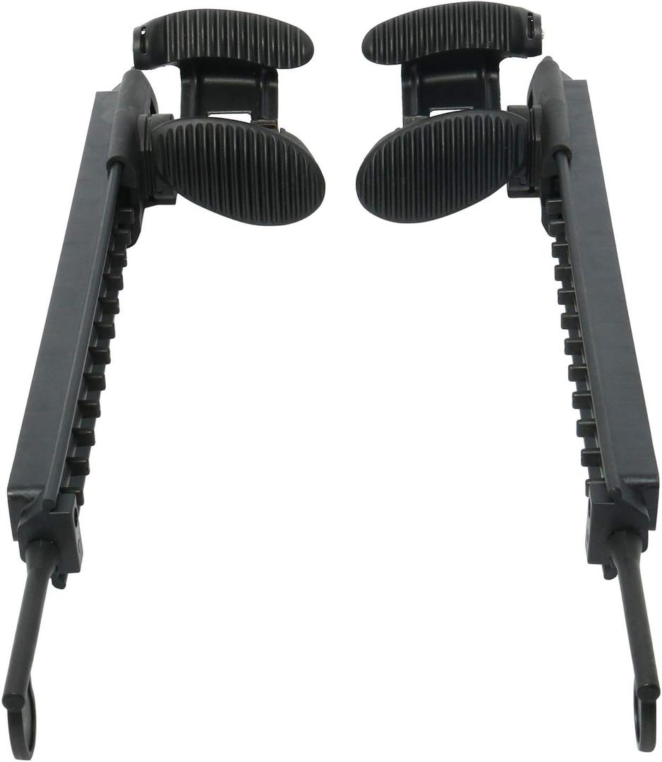 NovelBee Pair Adjustable Locking Foot Braces Pedals Foot Pegs for Kayak Boat Direction Control (Left and Right)