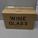 C CREST Wine Glasses Set of 8, 12oz, Lead-free, Clear, Durable Glassware