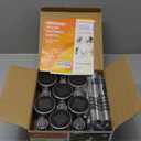 GIGALUMI Solar Lights Outdoor Waterproof, 12 Pack, Stainless Steel LED Solar Garden Lights for Patio, Lawn, Yard and Landscape, Cold White