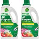 All Purpose Liquid Plant Food 32 Oz - Fast Release Fertilizer For Indoor & Outdoor Plants Pack Of 2