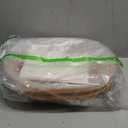 Rattan Bread Baskets, 2 Pack, Oval Woven Baskets with Acrylic Lids, 15.75 x 11.81 inches, Stainless Steel Tongs, Lace Doilies, for Bread, Fruit, Food Display