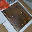 Under Bed Storage with Wheels, 2-Pack Under Bed Shoe Storage Organizer Drawer, Composite Wood Organizer for Shoes Clothes Containers in Bedroom for Clothes,Shoes(Brown)