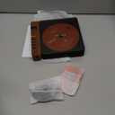 R300 CD Player Portable Bluetooth Desktop Retro CD Players for Home,Without Speakers, Rechargeble Battery Small Compact Vintage CD Player,SPDIF Out,Brown