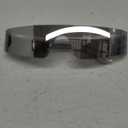 Rimless Futuristic Wrap Around Sunglasses Women Men, Cyberpunk Visor Sunglasses Shades Colorful Fashion Eyeglasses (Sliver Sunglasses)