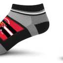 For Bare Feet Milb Streak No Show Sock (Medium, Team)