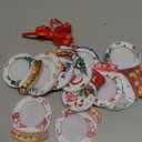 16 Pcs Acylic Christmas Photo Ornaments Christmas Ball Picture Frame Ornaments Hanging Picture Frame Memories Gifts DIY Keepsake Tree Decorations for Xmas Party Decor