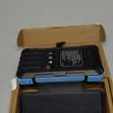 Solar Charger Power Bank 49800mAh with 4 Built-in Cables & 3 Foldable Panels, PD22.5W Fast Portable Phone Charger, External Battery Pack with USB-C in/Output & Flashlight for Outdoor Camping (Blue)