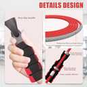 Jump Rope for Women & Men Adjustable Length Cotton Skipping Rope for Adults & Kids Workout Equipment for Weight Loss, Cardio, Boxing & Fitness Suitable for Home, Gym & School Use (Grey)