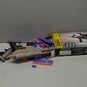 Realistic Toy for Nerf Guns Dart - Electric Sniper Rifle with Scope 120 Soft Bullets 3 Magazine, Automatic Foam Blaster for Boy Age 8-12 Years Old, Indoor Outdoor Present for Adult Kid Holiday (Desert)