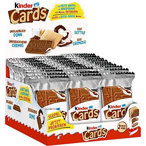 kinder cards chocolate wafers (30 pack of 2) Best Before June 3, 2026