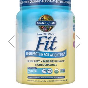 Raw Organic Fit Vanilla Powder Used By 12/20/2025
