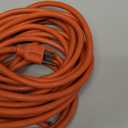Amazon Basics 100 foot 3-Prong Vinyl Indoor/Outdoor Extension Cord - 10 Amps, 1250 Watts, 125 VAC - Orange