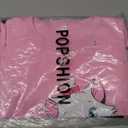 Popshion Little Girls 2 Piece Summer Outfits Flutter Sleeve T-Shirt and Cropped Capri Leggings Kids Clothes Short Sets, 7 Yrs Old