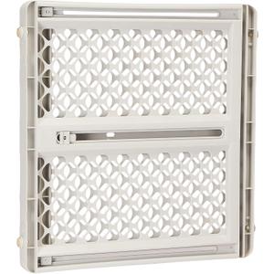 North States Pet Gate Iii Pressure Mounted White, Gray, 2 x 42 x 26"