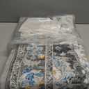 4x6 Area Rug for Living Room, Machine Washable Rugs with Non-Slip Backing for Bedroom, Vintage Throw Rugs Low Pile Carpet for Dining Room Kitchen Office Home Decor, Grey