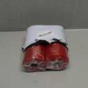 2 Rolls Red Mesh Ribbon for Wreath Crafts, 6 Inch x 30FT Per Roll Metallic Foil Deco Mesh Rolls Decorative Mesh Fabric for Christmas Tree Wreath Garland Swag Basket Home Party Decor